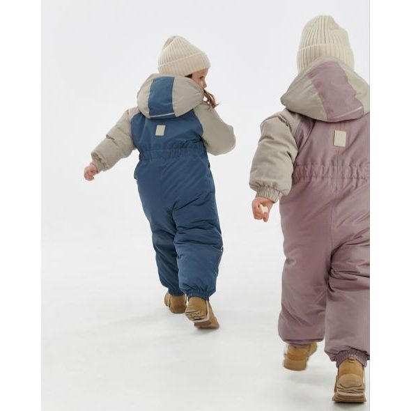 LEOKID ZIMNÍ KOMBINÉZA COLOR BLOCK SALT BLUE VEL. 12 - 18 MĚSÍCŮ (VEL. 80) - ZIMNÍ KOMBINÉZY - PRO DĚTI