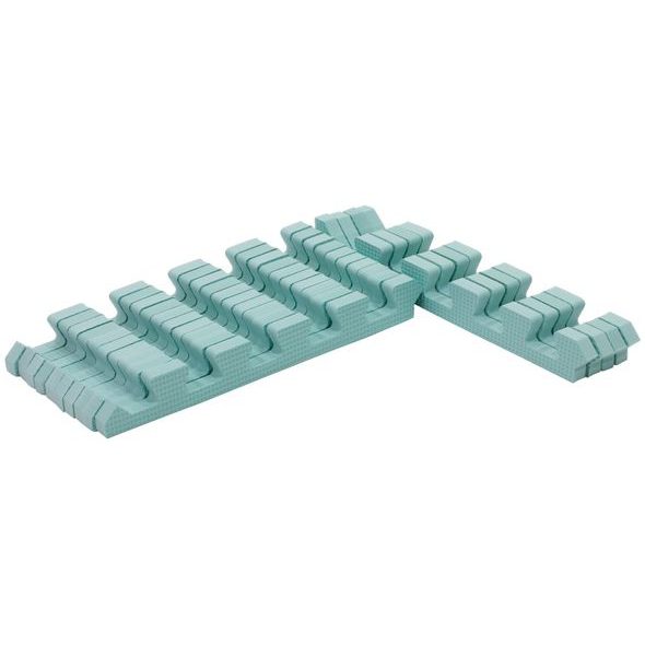 RIALTO BABY SADA ZELENÝCH OKRAJŮ PRO PĚNOVÉ PUZZLE 120X90CM - HRACÍ PODLOŽKY NA ZEM - SPINKÁNÍ