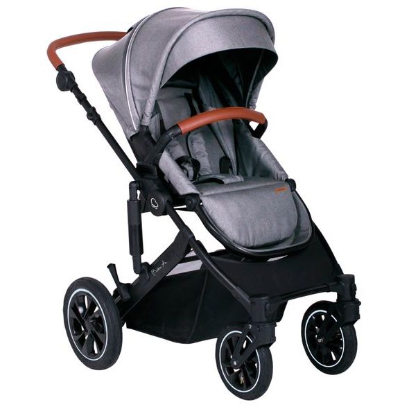 BOMIMI BASTIEN AIR SPORŤÁK GREY MELANGE - SPORTOVNÍ KOČÁRKY - KOČÁRKY A PŘÍSLUŠENSTVÍ