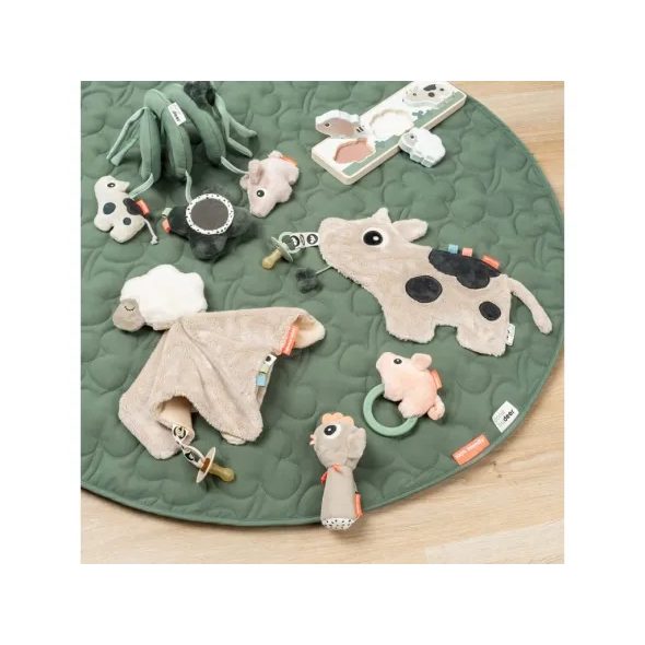 DONE BY DEER PŘÍTULKA KRAVIČKA DOTTI - PÍSKOVÁ - MALÉ HRAČKY DO RUČIČKY - PRO DĚTI
