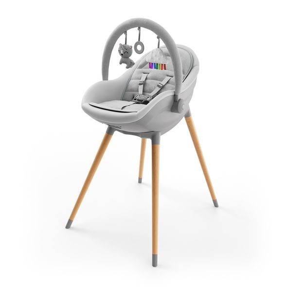 KINDERKRAFT JÍDELNÍ ŽIDLIČKA A LEHÁTKO FINI UP 2V1 - JÍDELNÍ ŽIDLIČKY PLASTOVÉ - KRMENÍ