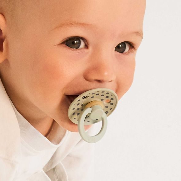 BIBS STUDIO COLOUR POLKA DUDLÍKY Z PŘÍRODNÍHO KAUČUKU 2KS - VELIKOST 1 - ŠIDÍTKA A DOPLŇKY - KRMENÍ