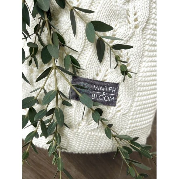 VINTER & BLOOM DEKA MOMENT ORGANIC WARM WHITE - DĚTSKÉ DEKY PRO MIMINKA - SPINKÁNÍ