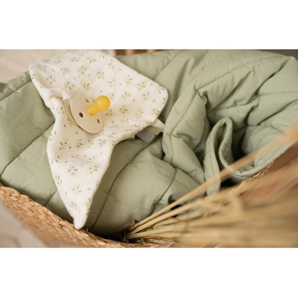 LITTLE DUTCH KOŠÍK TEXTILNÍ OBOUSTRANNÝ MALÝ BLUEBERRY LEAVES - ORGANIZÉRY NA PŘEBALOVACÍ PULT - PŘEBALOVÁNÍ