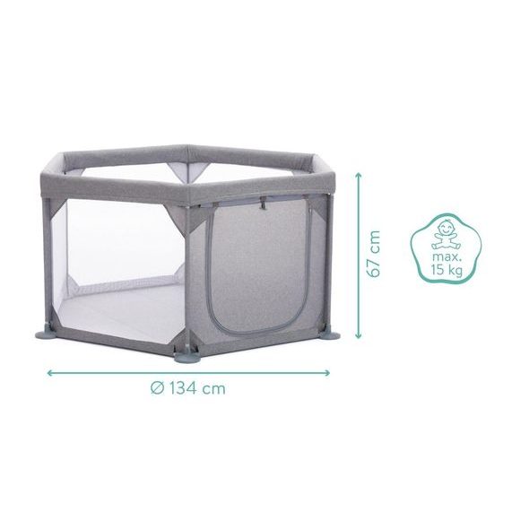 FILLIKID OHRÁDKA PRAG ŠESTIHRANNÁ GREY - OHRÁDKY - KOUPÁNÍ A ZDRAVÍ