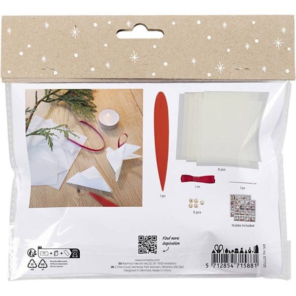 CREATIV COMPANY KREATIVNÍ SADA ORIGAMI HOLUBICE A HVĚZDY - VÝTVARNÉ POMŮCKY A HRAČKY - PRO DĚTI