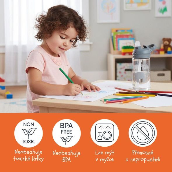 ZOPA LÁHEV TRITAN SPORT 480 ML - SPORTOVNÍ LAHVE - KRMENÍ