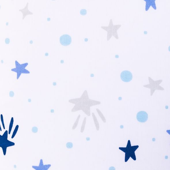 FILLIKID MANTINEL VÁLEC DO POSTÝLKY JERSEY STARS WHITE/BLUE 190 CM - MANTINELY - SPINKÁNÍ