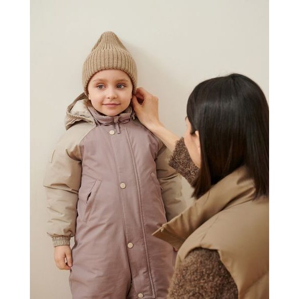 LEOKID ZIMNÍ KOMBINÉZA COLOR BLOCK PINK SLATE VEL. 3 - 4 ROKY (VEL. 98) - ZIMNÍ KOMBINÉZY - PRO DĚTI