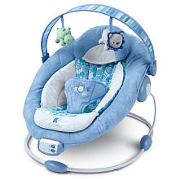 BRIGHT STARTS LEHÁTKO VIBRAČNÍ S MELODIEMI BLUE PEBBLES NOVINKA ! - LEHÁTKA A HOUPADLA - SPINKÁNÍ