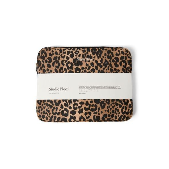 STUDIO NOOS COTTON OBAL NA LAPTOP 15´ BROWN LEOPARD - ORGANIZÉRY A KOŠÍKY - KOČÁRKY A PŘÍSLUŠENSTVÍ