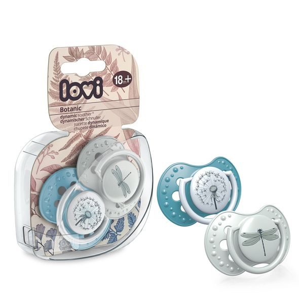 LOVI DUDLÍK SILIKONOVÝ DYNAMICKÝ BOTANIC 18M+ 2KS BOY - ŠIDÍTKA A DOPLŇKY - KRMENÍ