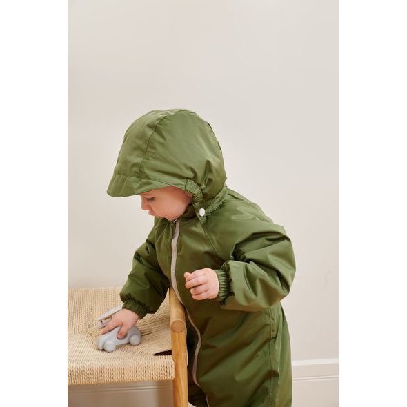 LEOKID ZIMNÍ KOMBINÉZA ONE COLOR GREEN LOWLAND VEL. 18 - 24 MĚSÍCŮ (VEL. 86) - ZIMNÍ KOMBINÉZY - PRO DĚTI