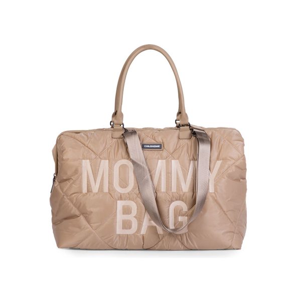 CHILDHOME PŘEBALOVACÍ TAŠKA MOMMY BAG PUFFERED BEIGE - PŘEBALOVACÍ TAŠKY - KOČÁRKY A PŘÍSLUŠENSTVÍ