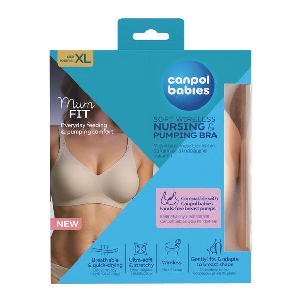 CANPOL BABIES PODPRSENKA NA KOJENÍ A ODSÁVÁNÍ MUMFIT XL - TĚHOTENSKÉ SPODNÍ PRÁDLO - PRO MAMINKY