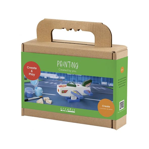 CREATIV COMPANY KREATIVNÍ SADA LETADLO DŘEVĚNÉ - VÝTVARNÉ POMŮCKY A HRAČKY - PRO DĚTI