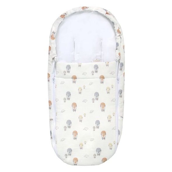 EMITEX NOVOROZENECKÝ FUSAK MUŠELÍN MAGIC SKY - FUSAKY DO AUTOSEDAČKY - AUTOSEDAČKY A PŘÍSLUŠENSTVÍ