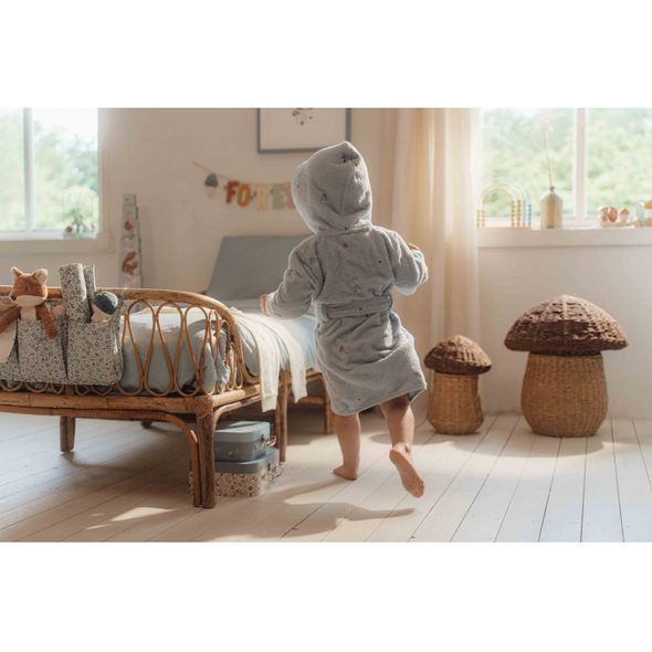 LITTLE DUTCH ŽUPAN FROTÉ FOREST FRIENDS BLUE VEL. 86/92 - OSUŠKY A DĚTSKÉ ŽUPANY - KOUPÁNÍ A ZDRAVÍ