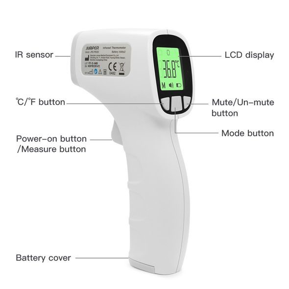 JUMPER DIGITÁLNÍ BEZKONTAKTNÍ TEPLOMĚR - LÉKAŘSKÉ TEPLOMĚRY - KOUPÁNÍ A ZDRAVÍ