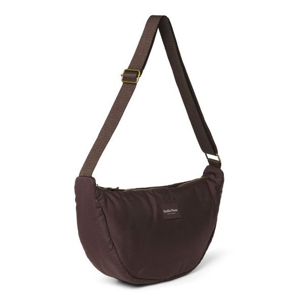 STUDIO NOOS PUFFY MINI FANNY PACK KABELKA BROWN - ORGANIZÉRY A KOŠÍKY - KOČÁRKY A PŘÍSLUŠENSTVÍ