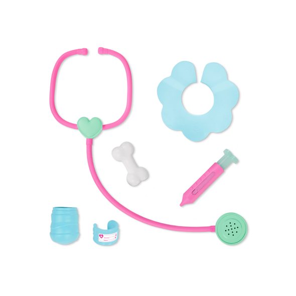 PUCCI PUPS HUSKY V KABELCE S VETERINÁŘSKOU SADOU - PLYŠOVÁ ZVÍŘATA - PRO DĚTI