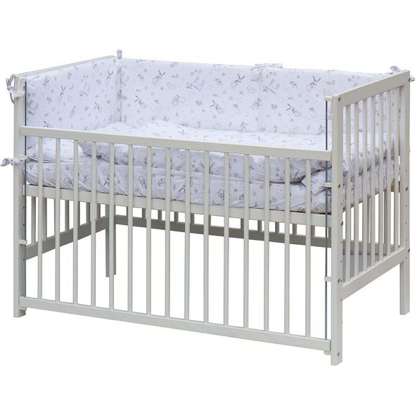 SCARLETT DĚTSKÁ POSTÝLKA S KOMPLETNÍ VÝBAVOU SCARLETT 120 X 60 CM - LUKA - DŘEVĚNÉ POSTÝLKY - SPINKÁNÍ