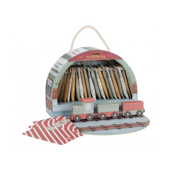 LITTLE DUTCH ADVENTNÍ KALENDÁŘ VLAKOVÉ NÁDRAŽÍ - LITTLE DUTCH - PRO DĚTI