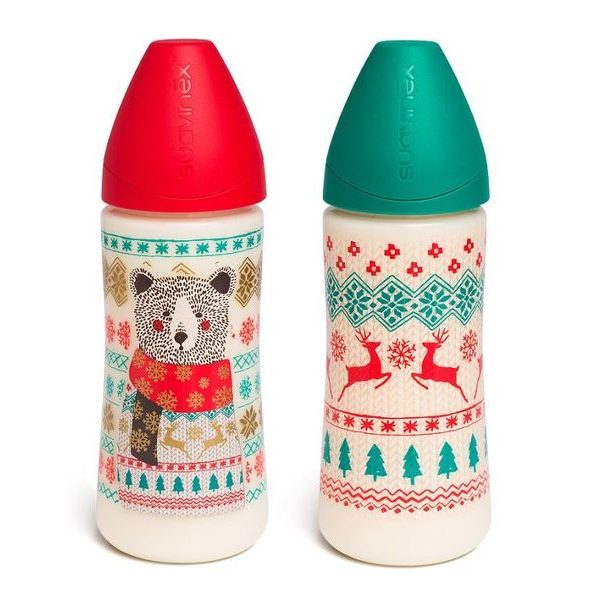 SUAVINEX LÁHEV 360 ML KULATÁ SAVIČKA 3-POZIČNÍ - KOJENECKÉ LAHVE - KRMENÍ