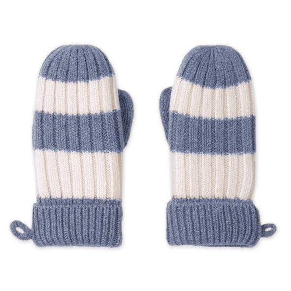 LODGER RUKAVICE STRIPE MERINO STONE VEL. 1 - 2 ROKY - RUKAVIČKY, ŠÁTKY, NÁKRČNÍKY - PRO DĚTI