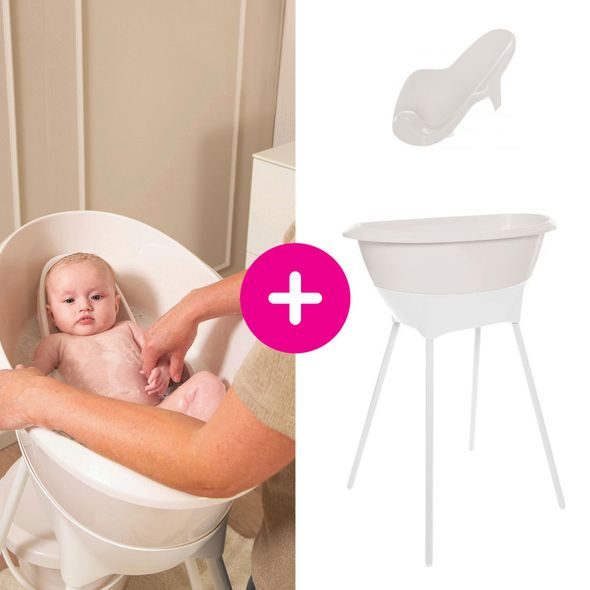 LUMA KOUPACÍ SET VANIČKA + STOJAN + LEHÁTKO - VANIČKY PLASTOVÉ - KOUPÁNÍ A ZDRAVÍ