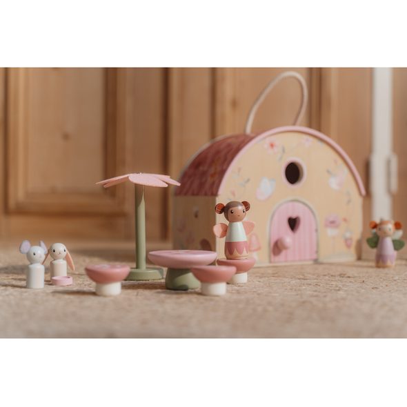LITTLE DUTCH DOMEČEK PRO VÍLY DŘEVĚNÝ PŘENOSNÝ FAIRY GARDEN - DOMEČKY A FIGURKY - PRO DĚTI