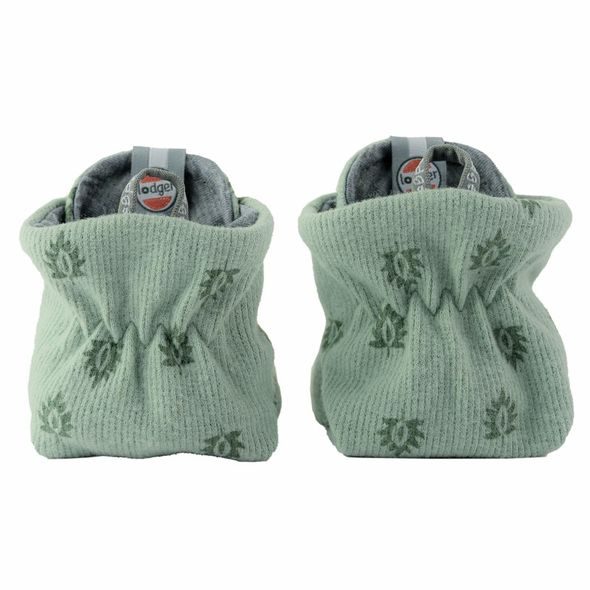 LODGER SLIPPER PRINT RIB SILT GREEN 6 - 12 MĚSÍCŮ - KOJENECKÉ CAPÁČKY - PRO DĚTI
