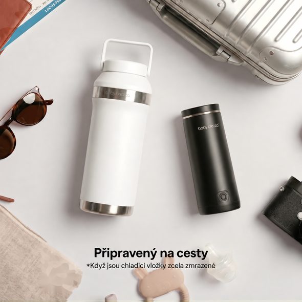 BABY BREZZA BREASTMILK BOTTLE COOLER 600 ML - CHLADICÍ TERMOSKA NA MATEŘSKÉ MLÉKO - USKLADNĚNÍ MATEŘSKÉHO MLÉKA - KRMENÍ