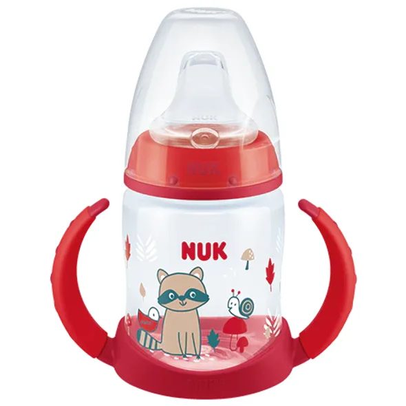 NUK FC LAHVIČKA NA UČENÍ S KONTROLOU TEPLOTY 150ML - DĚTSKÉ HRNEČKY - KRMENÍ