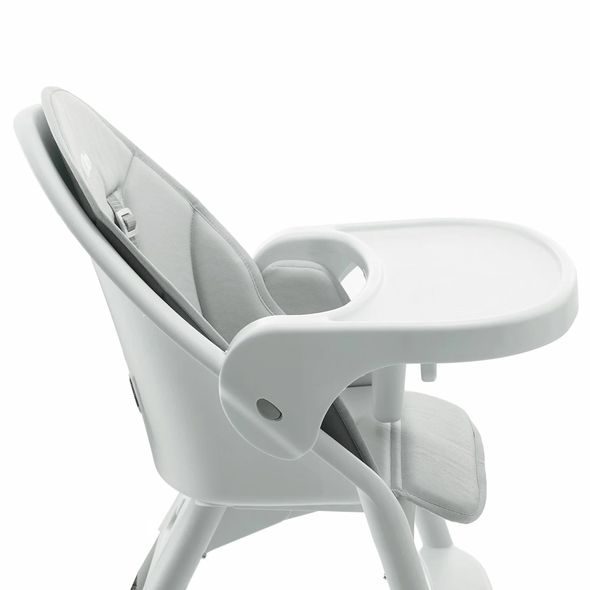 KINDERKRAFT ŽIDLIČKA JÍDELNÍ DINNLY 2V1 GREY - JÍDELNÍ ŽIDLIČKY PLASTOVÉ - KRMENÍ