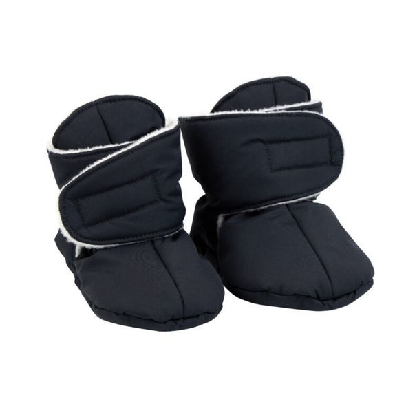 VOKSI BABY BOOTIES BLACK LIGHT GREY 0-1Y - BOTIČKY - PRO DĚTI