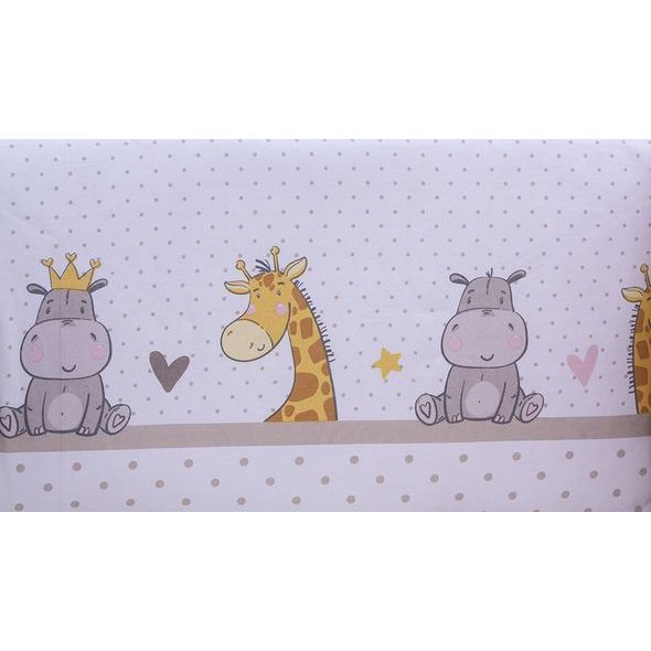 SCARLETT SOUPRAVA DO POSTÝLKY 2-DÍLNÁ NEBULA BÉŽOVÁ 90X120CM - POVLEČENÍ DO POSTÝLKY - SPINKÁNÍ