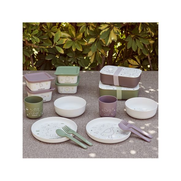 MINILAND BOX NA JÍDLO NATUR PTÁČEK - USKLADNĚNÍ JÍDLA - KRMENÍ