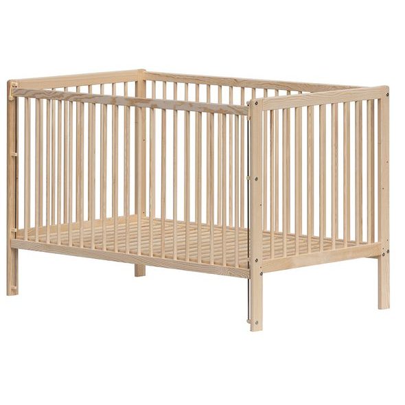 SCARLETT DĚTSKÁ POSTÝLKA SCARLETT DOMINIK - ECO PŘÍRODNÍ (BOROVICE) - STAHOVACÍ BOČNICE - 140 X 70 CM - DŘEVĚNÉ POSTÝLKY - SPINKÁNÍ