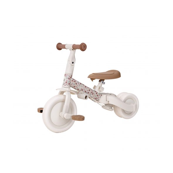 LITTLE DUTCH TŘÍKOLKA 4V1 OFF WHITE - TŘÍKOLKY ŠLAPACÍ - NOŠENÍ & SPORT