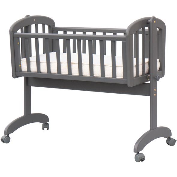 SCARLETT DĚTSKÁ KOLÉBKA ARDI BŘÍZA ŠEDÁ 90X41CM - KOŠÍKY A KOLÉBKY - SPINKÁNÍ