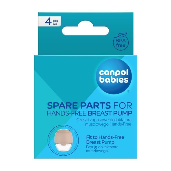 CANPOL BABIES SET NÁHRADNÍCH DÍLŮ K ODSÁVAČCE MATEŘSKÉHO MLÉKA HANDS-FREE - ODSÁVAČKY MATEŘSKÉHO MLÉKA - KRMENÍ