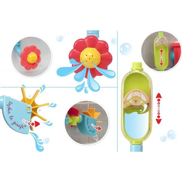 VULLI SADA ZÁBAVNÝCH TRUBEK A VODNÍCH KOHOUTKŮ - HRAČKY DO VANY - PRO DĚTI