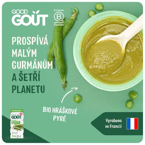 GOOD GOUT BIO HRÁŠKOVÉ PYRÉ (2X120 G) - MASO/ZELENINA - KRMENÍ