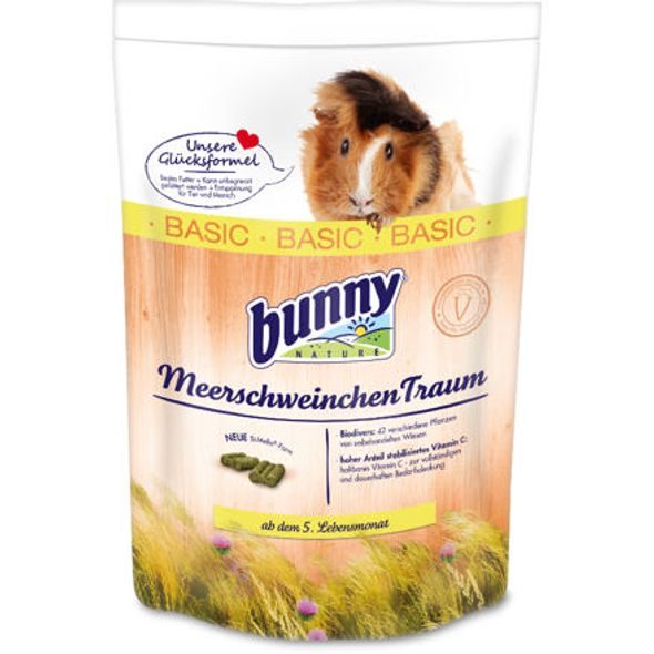 BUNNY NATURE BUNNY NATURE KRMIVO PRO MORČATA - BASIC 1,5 KG - KRMIVO - CHOVATELSKÉ POTŘEBY MALVÍKZOO