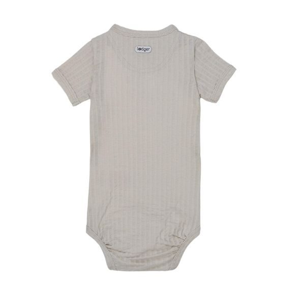 LODGER ROMPER SS SEERSUCKER STEEL 80 - BODY - PRO DĚTI