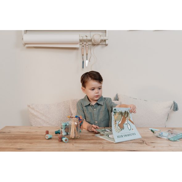 LITTLE DUTCH OMALOVÁNKY FOREST FRIENDS - VÝTVARNÉ POMŮCKY A HRAČKY - PRO DĚTI