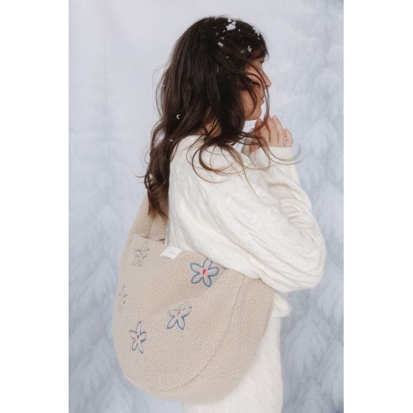 STUDIO NOOS TEDDY CROSS BODY BAG FLOWER HEARTS - ORGANIZÉRY A KOŠÍKY - KOČÁRKY A PŘÍSLUŠENSTVÍ