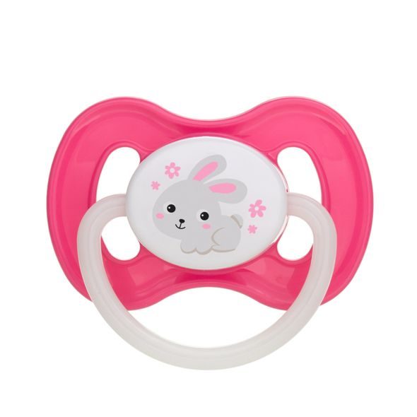 CANPOL BABIES DUDLÍK KAUČUKOVÝ TŘEŠINKA BUNNY&COMPANY 0-6M 1KS RŮŽOVÝ - ŠIDÍTKA A DOPLŇKY - KRMENÍ