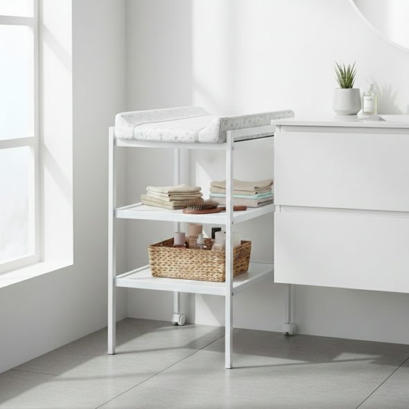 PETITE&MARS PULT PŘEBALOVACÍ DŘEVĚNÝ LUMI WHITE WOOD - PŘEBALOVACÍ PULTY - PŘEBALOVÁNÍ